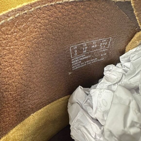Clark’s Wheat Suede Leather Chukka Boots Men’s Size 10M main image 8